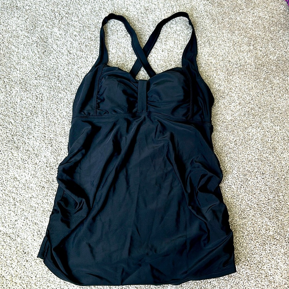 Motherhood Maternity Black Bathing Suit Top